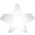 Lampa ogrodowa dekoracyjna gwiazda STAR XL LED RGBW 16 kolorów 120 cm ES-CR014 - Step Into Design