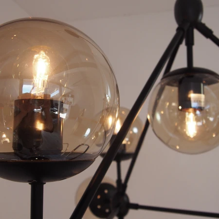 Lampa designerska wisząca ASTRIFERO-10 czarna ST-9047-10 - Step Into Design