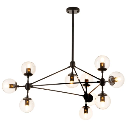 Lampa designerska wisząca ASTRIFERO-10 czarna ST-9047-10 - Step Into Design