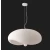 Lampa wisząca STONE FLAT biała 40 cm DN429-400 - Step Into Design