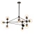 Lampa designerska wisząca ASTRIFERO-10 czarna ST-9047-10 - Step Into Design