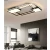Designerska czarna lampa sufitowa na pilota do salonu 118W 441 - Decorativi