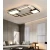 Designerska czarna lampa sufitowa na pilota do salonu 118W 441 - Decorativi