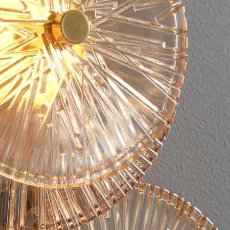 Lampa ścienna LUXIO-4 LED bursztynowa 32 cm ST-3315-4 copper - Step Into Design