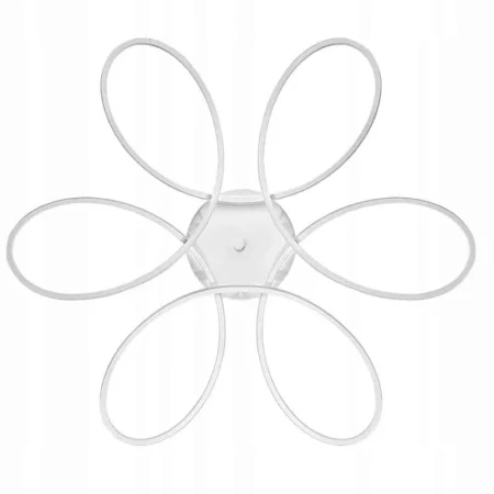 Lampa sufitowa okręfi LED na pilota do salonu Okręgi 120W biała 432 - Decorativi