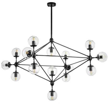 Lampa designerska wisząca ASTRIFERO-15 czarna ST-9047-15 - Step Into Design