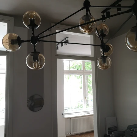 Lampa designerska wisząca ASTRIFERO-15 czarna ST-9047-15 - Step Into Design