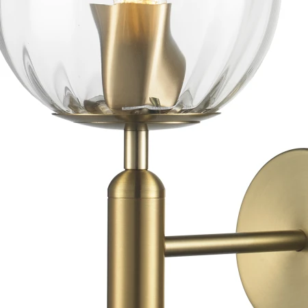 Lampa ścienna PALLA złota 15 cm F070 transparent - Step Into Design