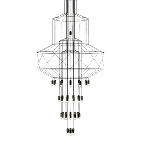 Lampa wisząca LINEA-43 czarna 90 cm XT100-43P-XL - Step Into Design