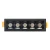 Lampa liniowa LED wpuszczana podtynkowa 10W 3000K czarna 582 - Decorativi