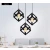 Lampa Loftowa na kole Kostka 3xE27 do salonu ciekawa 503 - Decorativi