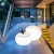 Lampa ogrodowa pufa APPLE M LED RGBW 16 kolorów 56 cm ES-SF025 - Step Into Design