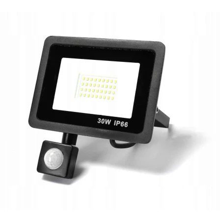 Naświetlacz LED 30W z czujnikiem ruchu barwa biała zimna 6000K 23 - Decorativi