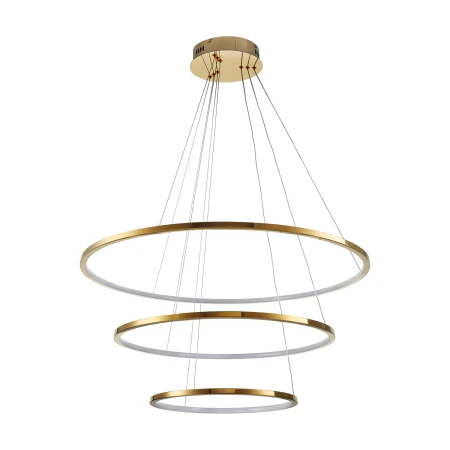 Lampa wisząca CIRCLE SLIM 40+60+80 LED złoty ST-10112P-3 - Step Into Design