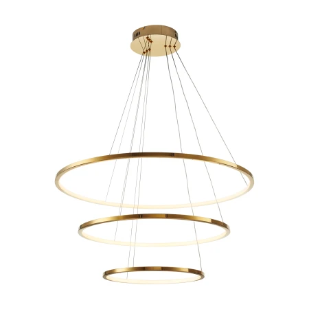 Lampa wisząca CIRCLE SLIM 40+60+80 LED złoty ST-10112P-3 - Step Into Design