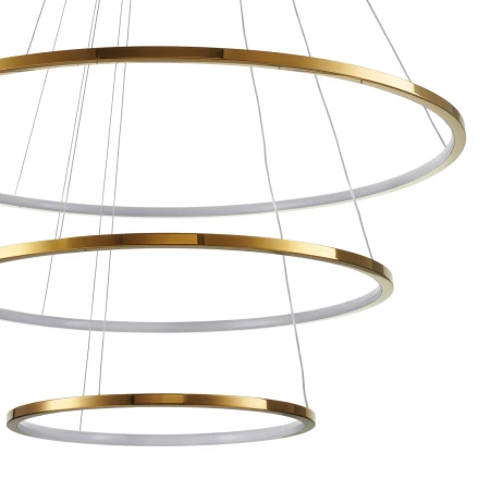 Lampa wisząca CIRCLE SLIM 40+60+80 LED złoty ST-10112P-3 - Step Into Design
