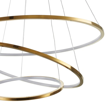 Lampa wisząca CIRCLE SLIM 40+60+80 LED złoty ST-10112P-3 - Step Into Design