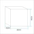 Lampa ogrodowa CUBIC L LED RGBW 16 kolorów 43 cm ES-C4343 - Step Into Design