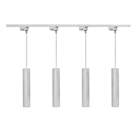 Lampa do szynoprzewodu wisząca biała GU10 30CM 373 - Decorativi