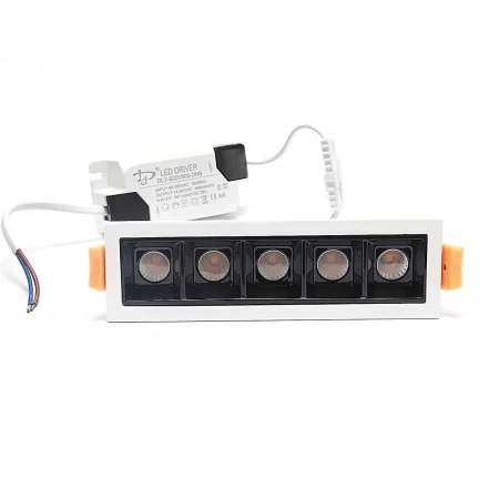 Lampa liniowa LED wpuszczana podtynkowa 10W 4000K biała  583 - Decorativi