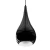 Lampa wisząca Łezka Spell E27 czarna 534 designerska do kuchni - Decorativi
