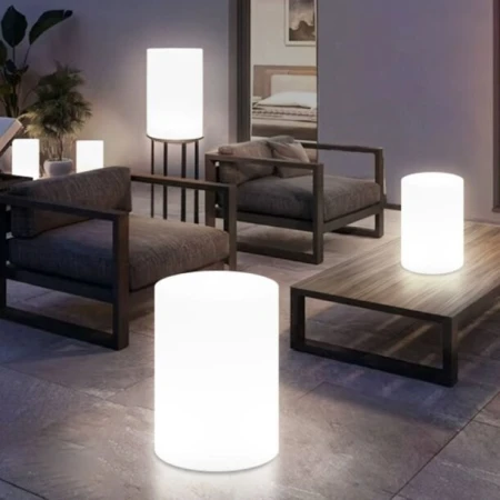 Lampa ogrodowa stolik TUBE LED RGBW 16 kolorów 40 cm ES-SF051 - Step Into Design
