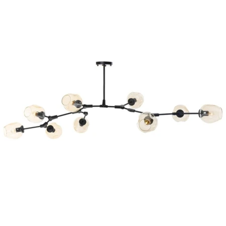Lampa designerska wisząca MODERN ORCHID-9 czarna ST-1232-9 – Step Into Design