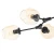 Lampa designerska wisząca MODERN ORCHID-9 czarna ST-1232-9 – Step Into Design