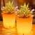 Lampa ogrodowa donica FLOWER POT S LED RGBW 16 kolorów 29 cm ES-FL021 - Step Into Design