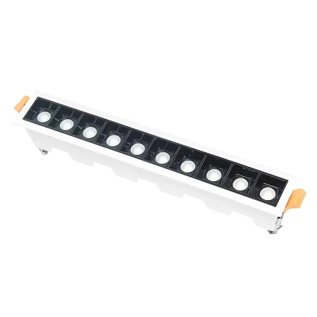 Lampa liniowa LED wpuszczana podtynkowa 20W 3000K biała 586 - Decorativi