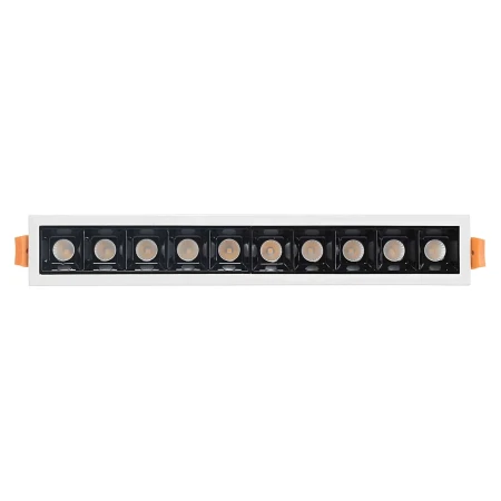 Lampa liniowa LED wpuszczana podtynkowa 20W 3000K biała 586 - Decorativi