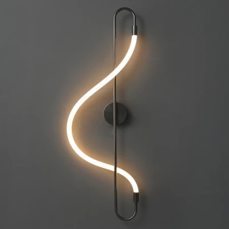 Lampa ścienna ESSA czarna 90 cm ST-B3554 black - Step Into Design
