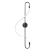 Lampa ścienna ESSA czarna 90 cm ST-B3554 black - Step Into Design