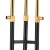 Lampa stojąca GOLDEN PIPE-3 czarno-złota ST-5718-3 - Step Into Design