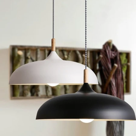 Lampa skandynawska wisząca SAUCER czarna ST-5219 - Step Into Design