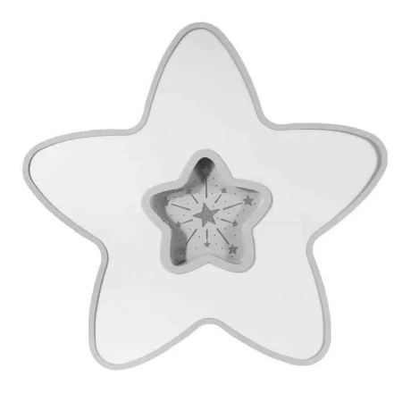 Lampa do pokoju dziecinnego na pilota sufitowa szare gwiazdki 28W 407 - Decorativi