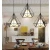Lampa wisząca loftowa Diament do kuchni klatka biały klosz E27 507 - Decorativi