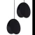 Lampa wisząca nowoczesna PILLS S czarna ST-5819-S - Step Into Design