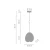 Lampa wisząca nowoczesna PILLS S czarna ST-5819-S - Step Into Design