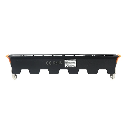 Lampa liniowa LED wpuszczana podtynkowa 20W 4000K czarna 587 - Decorativi