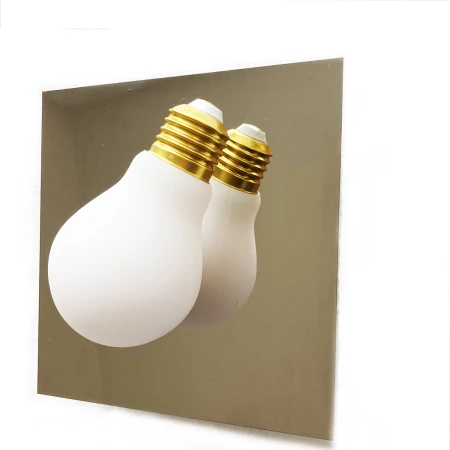 Lampa ścienna BULB LED złota 15 cm ST-8716W - Step Into Design
