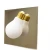 Lampa ścienna BULB LED złota 15 cm ST-8716W - Step Into Design
