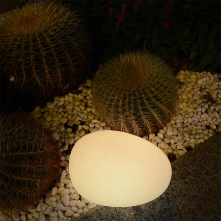 Lampa ogrodowa kamień PEBBLE L LED RGBW 16 kolorów 40 cm ES-ST005 - Step Into Design