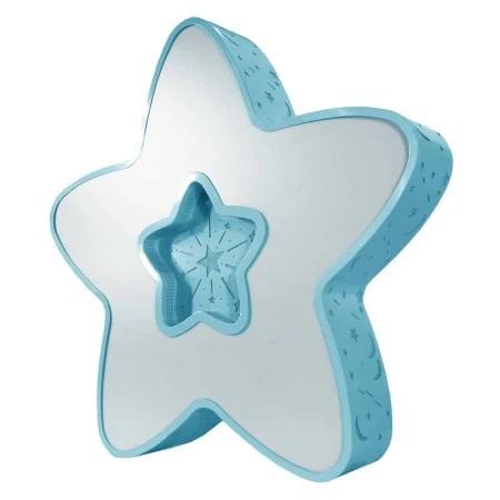 Lampa do pokoju dziecinnego na pilota sufitowa niebieskie gwiazdki 36W 408 - Decorativi