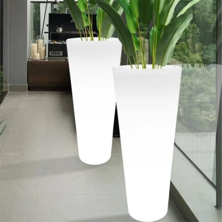 Lampa ogrodowa donica FLOWER POT L LED RGBW 16 kolorów 90 cm ES-FL023 - Step Into Design