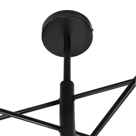 Lampa sufitowa SIENA 6 x spot czarny GU10 1118 – Decorativi
