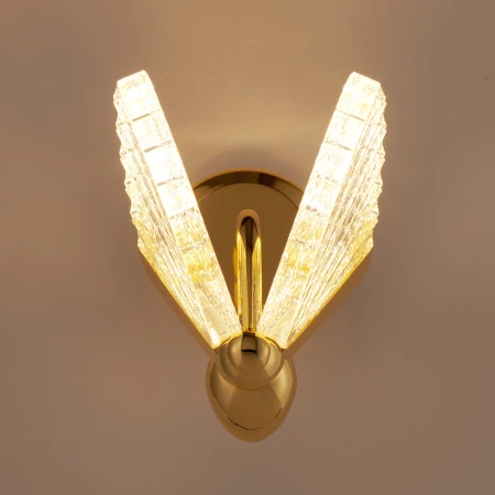 Lampa ścienna BEE LED złota 18 cm ST-W0612-1S - Step Into Design