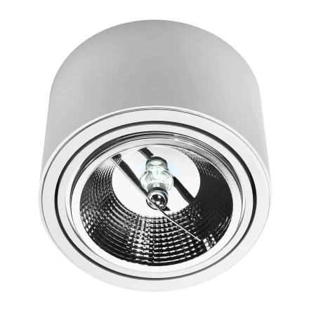 Lampa sufitowa walec natynkowa biała okrągła AR111 448 - Decorativi