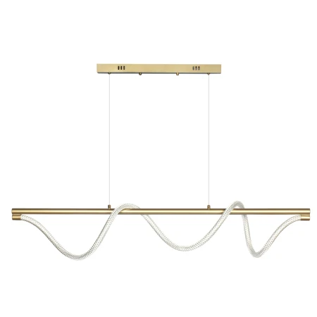 Lampa wisząca na pilota Serpente 55W złota - wężyk splot 1158 - Decorativi