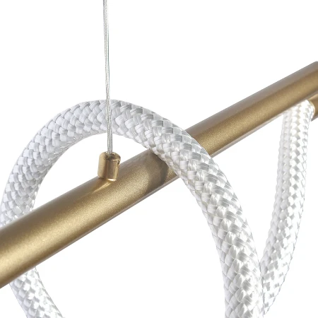 Lampa wisząca na pilota Serpente 55W złota - wężyk splot 1158 - Decorativi